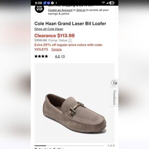 Cole Haan Men's Laser Bit Loafer - Beige